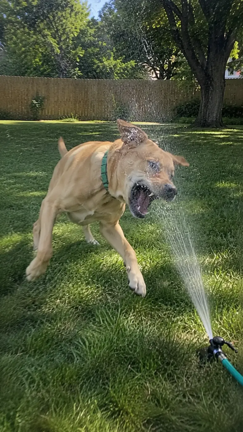 Cooper vs. the Sprinkler